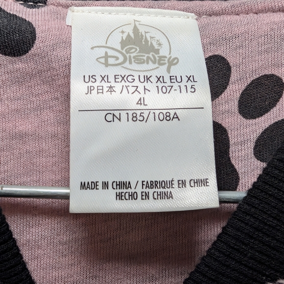 Disney Marie Pink Teddy Bomber Jacket XL Fuzzy Sherpa Kawaii Y2K Cozycore Zip - Picture 5 of 6